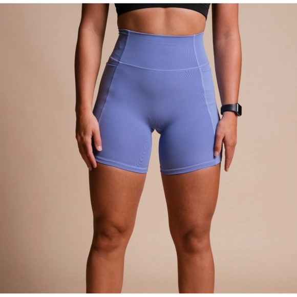 P'tula Yvette Short‎ Periwinkle Blue Purple - Picture 1 of 7